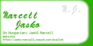 marcell jasko business card